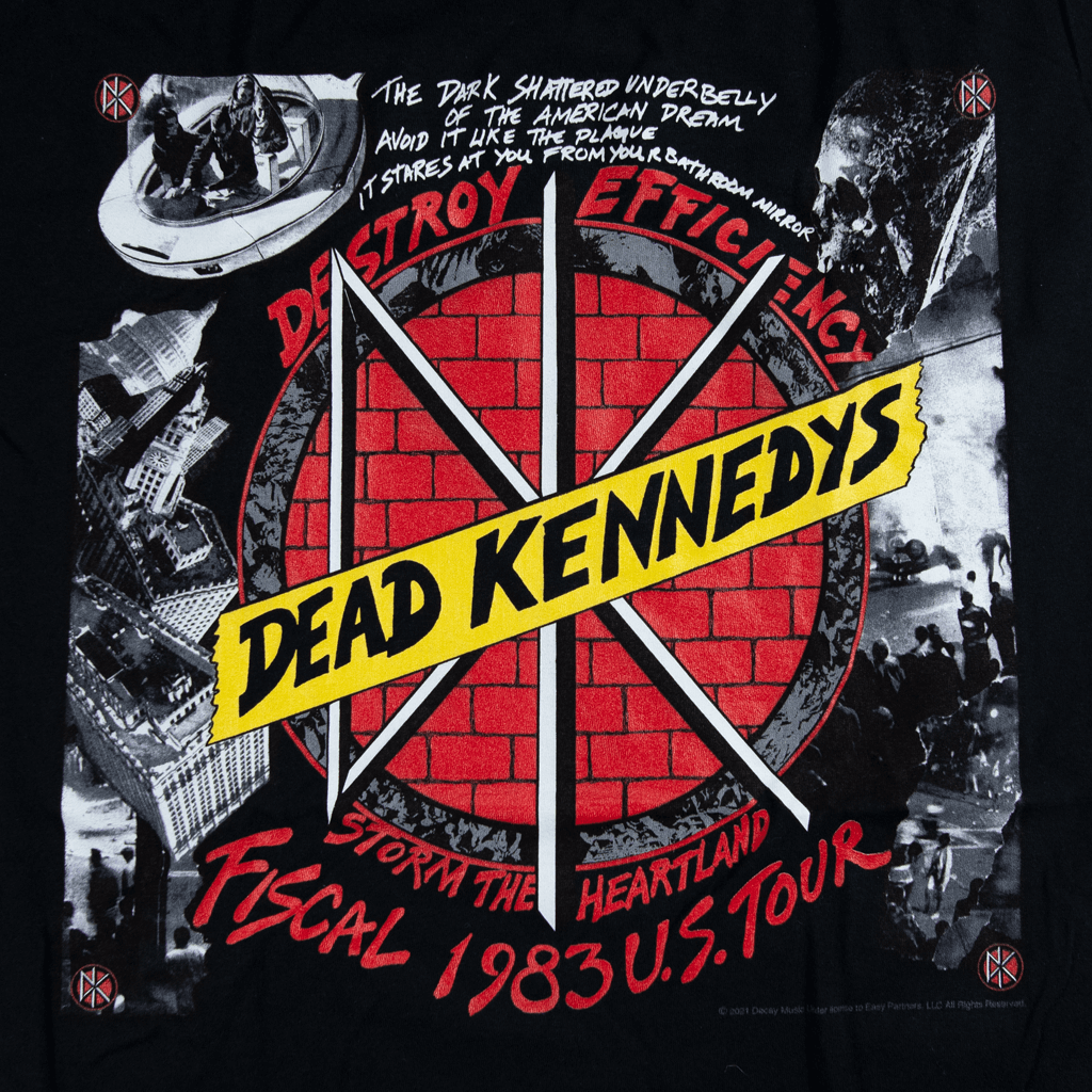 Destroy Efficiency 1983 Black T-Shirt