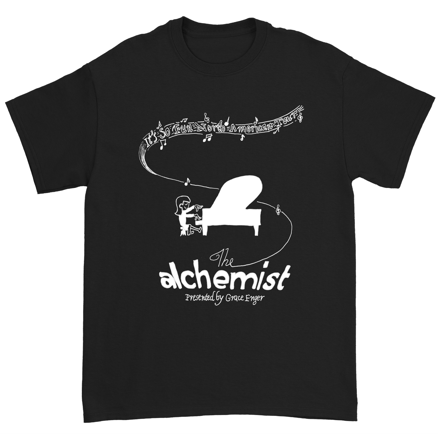 Grace Enger - Piano Tee - Black