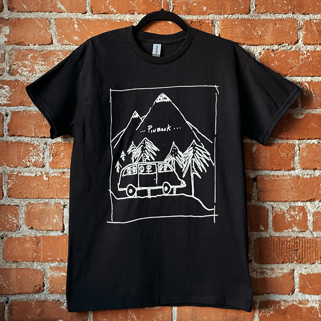 Camping Black T-Shirt