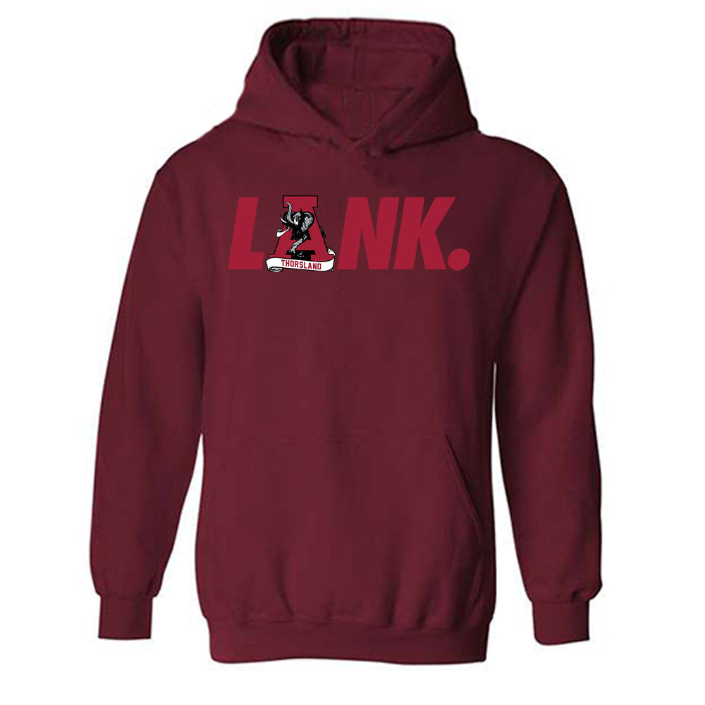 Alabama - NCAA Football : Adam Thorsland - LANK Generic Shersey Hooded Sweatshirt