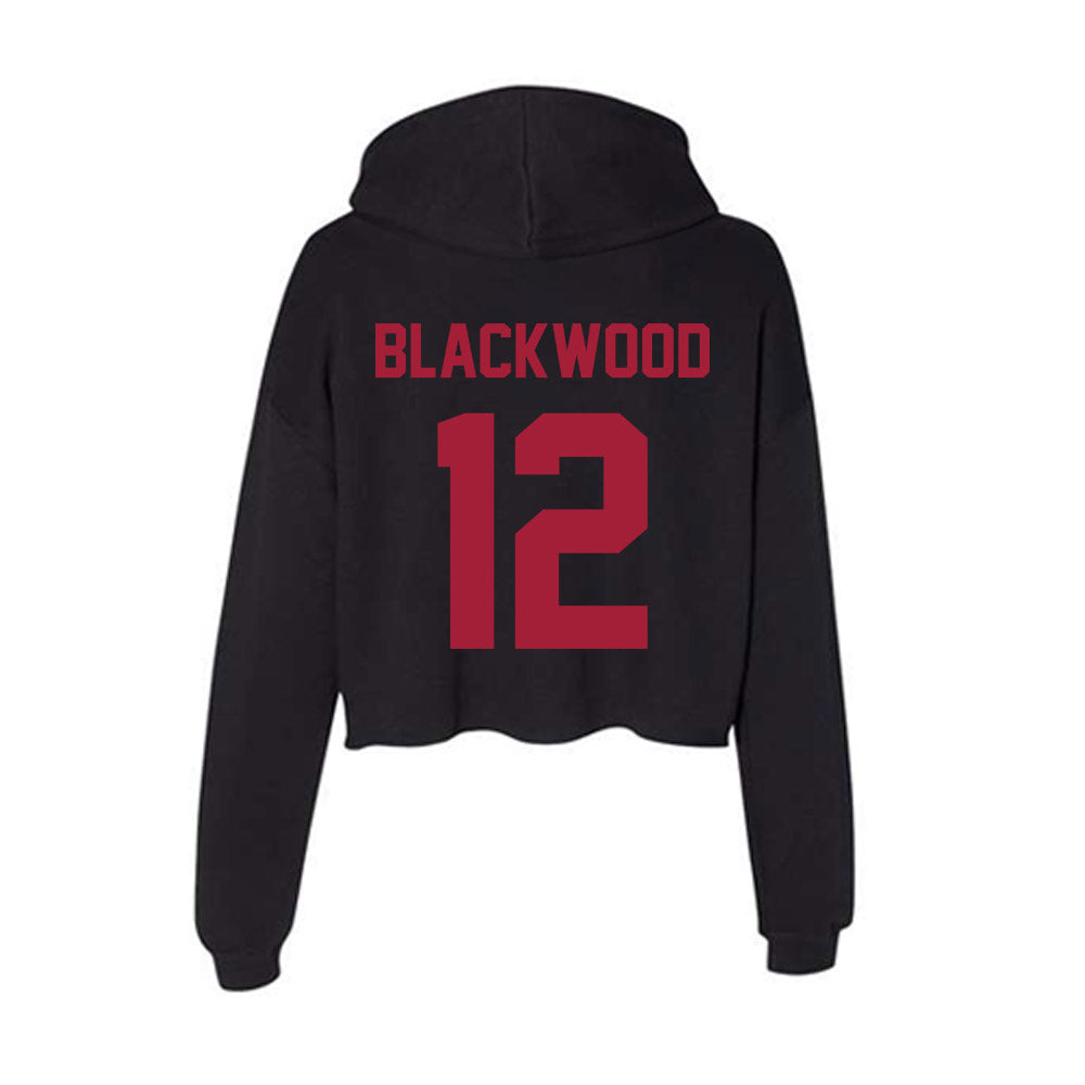 Alabama - NCAA Baseball : JT Blackwood - Women's Crop Fleece Hoodie