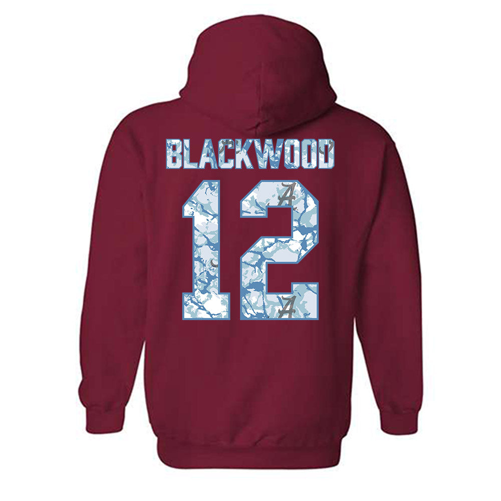 Alabama - NCAA Baseball : JT Blackwood - Hydrobama‚Ñ¢ Hooded Sweatshirt Style001