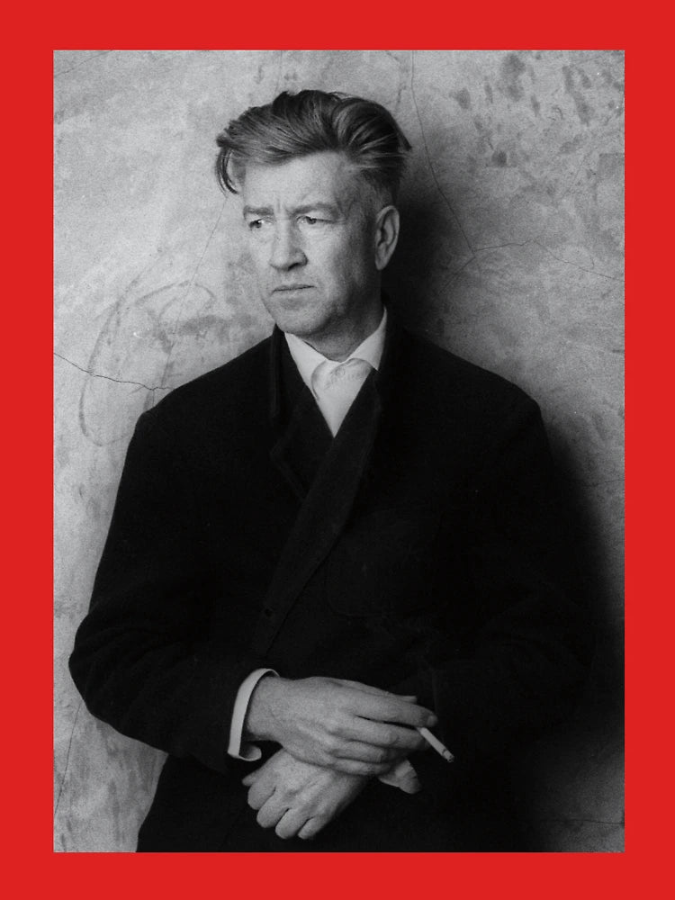 David Lynch Black and White Portrait – Surrealist Director Art Print Classic T-Shirt