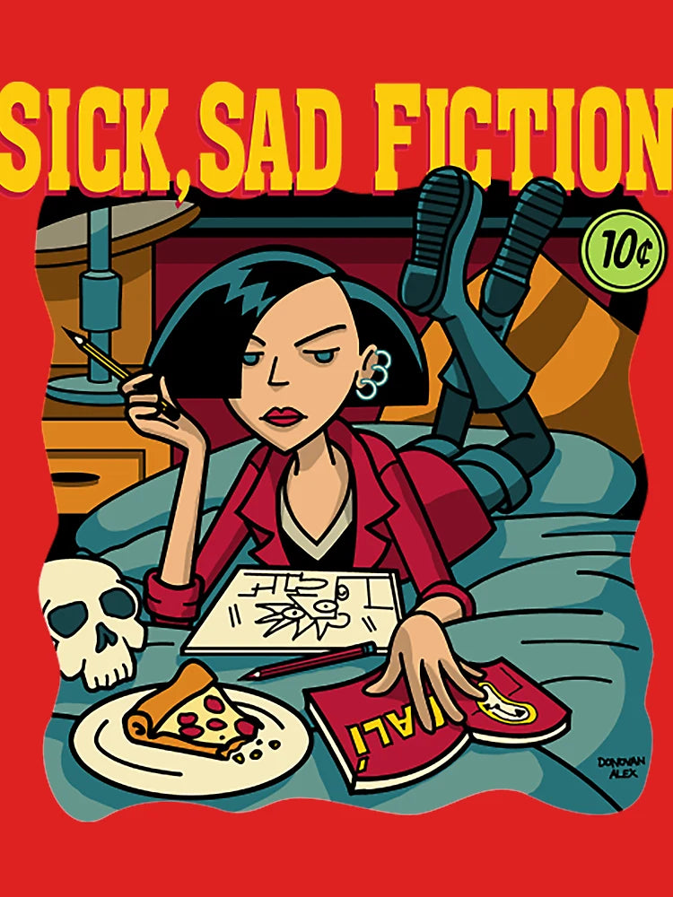 Daria T-ShirtSick Sad Fiction Classic T-Shirt