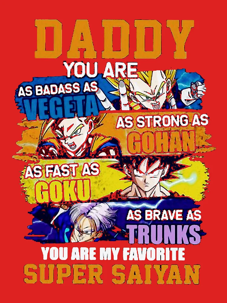 Daddy Super Saiyan Dragon Ball Z Classic T-Shirt