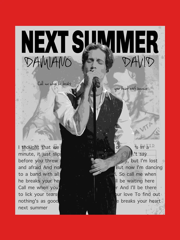 Damiano David "Next Summer" Classic T-Shirt