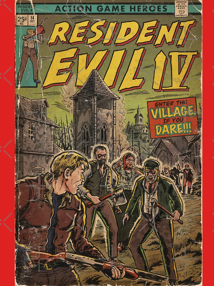 "ENTER THE VILLAGE" fan art comic cover Classic T-Shirt