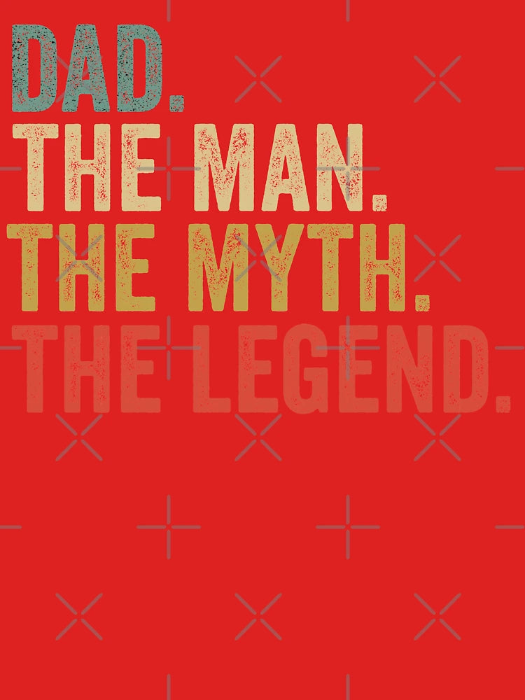 Dad the man the myth the legend retro fathers day Classic T-Shirt