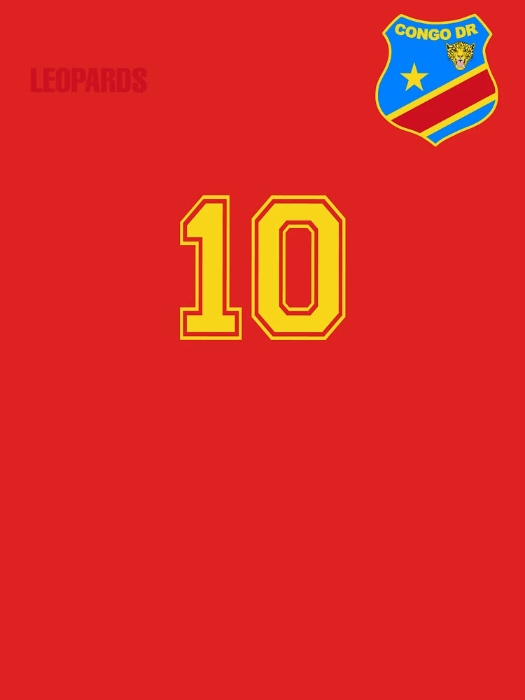 Democratic Republic of the Congo (DR Congo) Soccer Pride Retro Football Jersey for Fans Classic T-Shirt