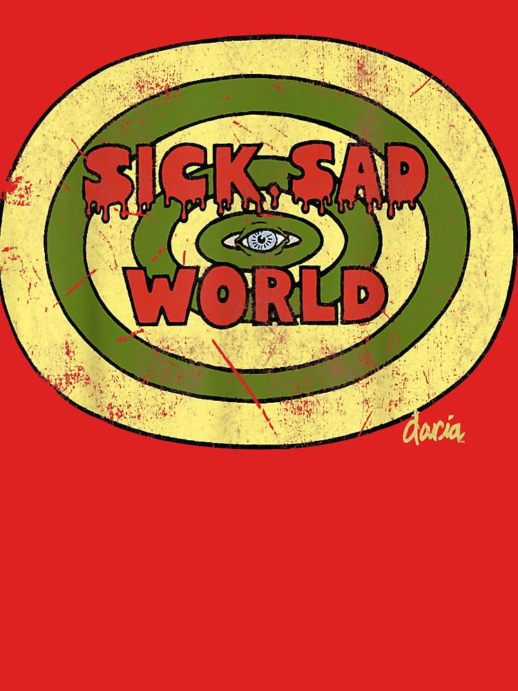 Daria Sick Drippy Text Eye Classic T-Shirt