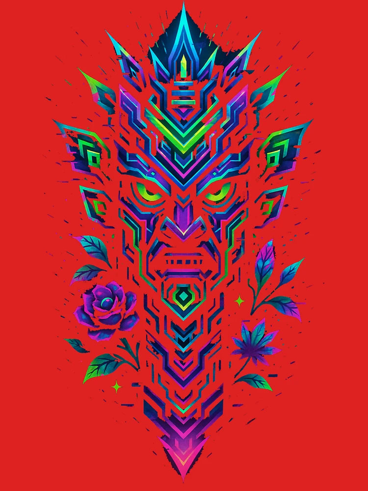 Cyber Totem - Glitch Spirit Guardian Classic T-Shirt