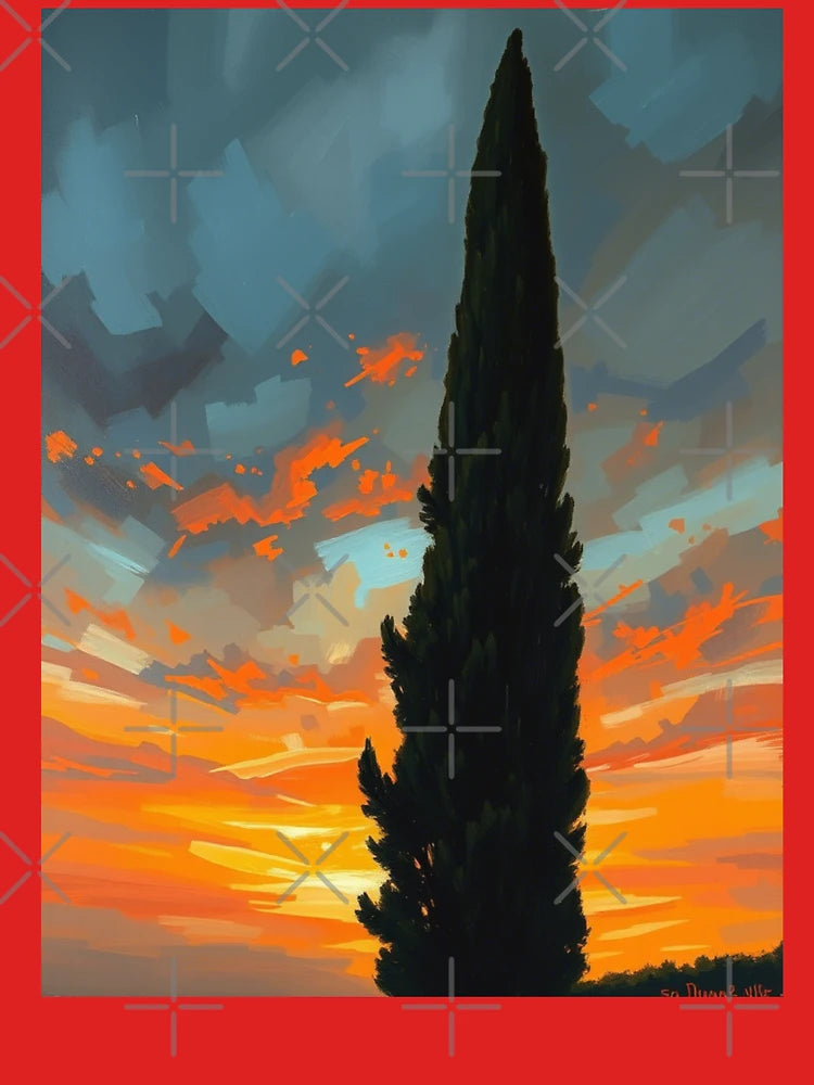 Cypress on sunset Classic T-Shirt