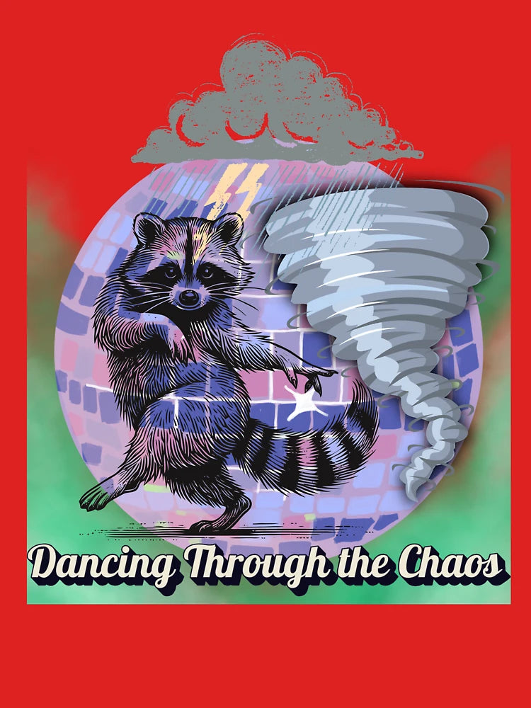 Dancing Through The Chaos Funny Aesthetic Classic T-Shirt
