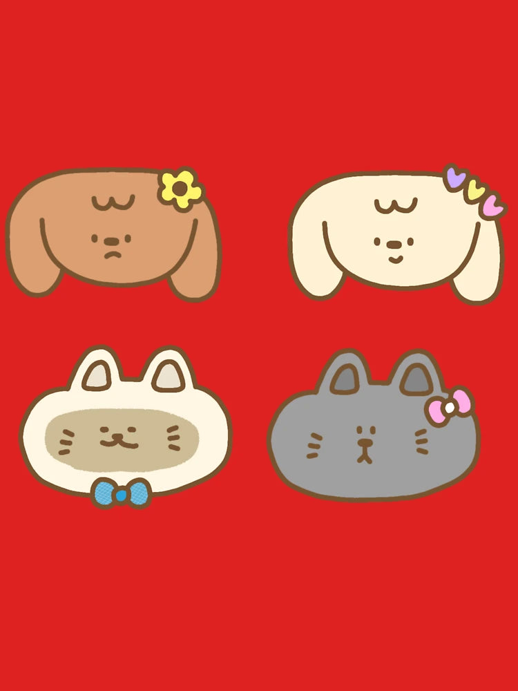 Cute Puppy & Kitty Friends Classic T-Shirt