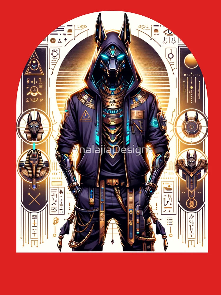 Cyber Anubis Egyptian God Classic T-Shirt
