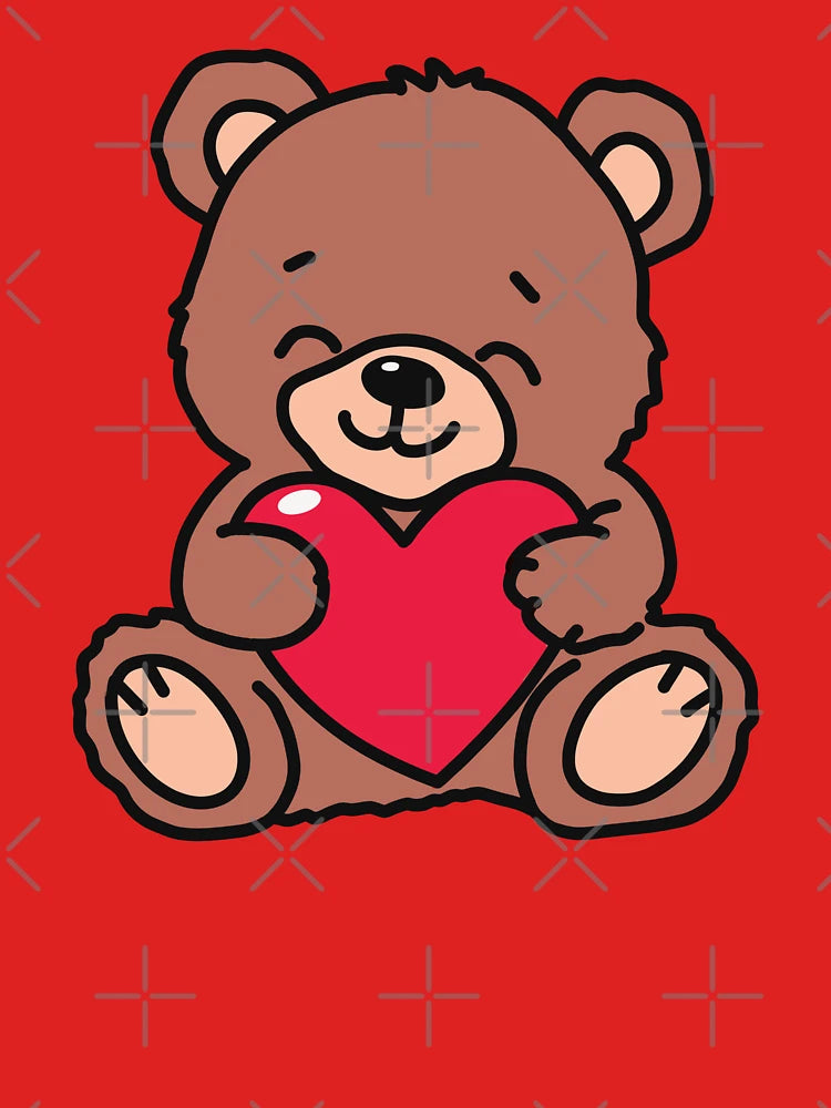 Cute love heart care bear aesthetic vintage Classic T-Shirt
