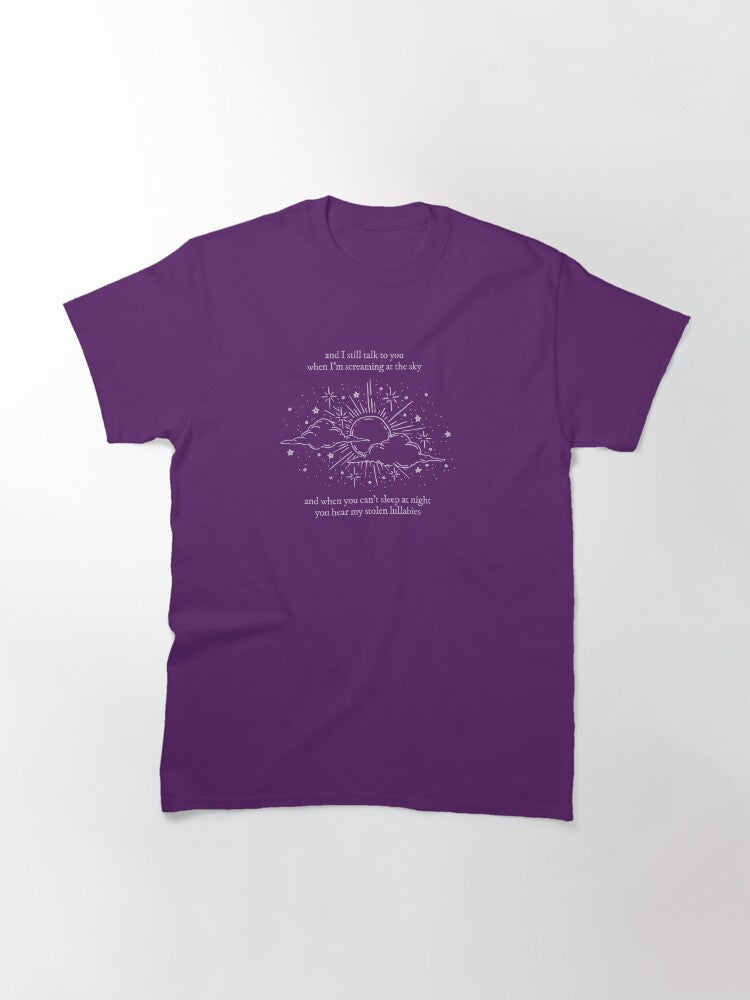 screaming at the sky (my tears ricochet - taylor swift) Classic T-Shirt