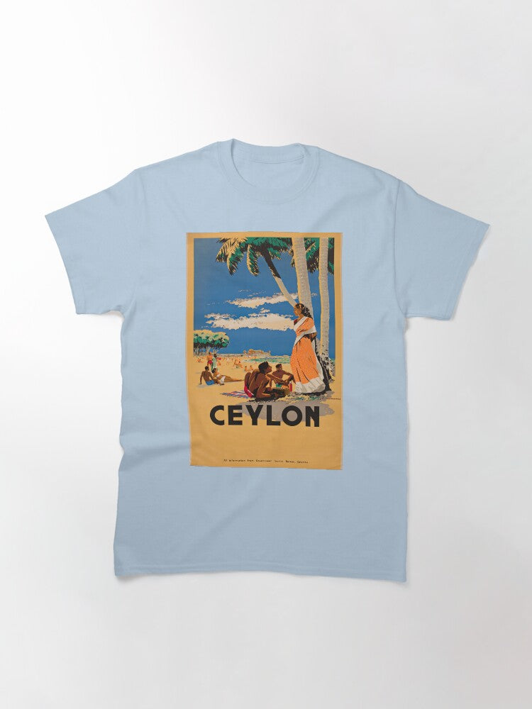 Ceylon retro poster Classic T-Shirt