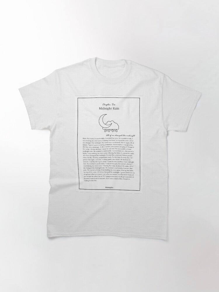 Midnight Rain - Taylor Swift Midnights Full Lyrics Classic T-Shirt