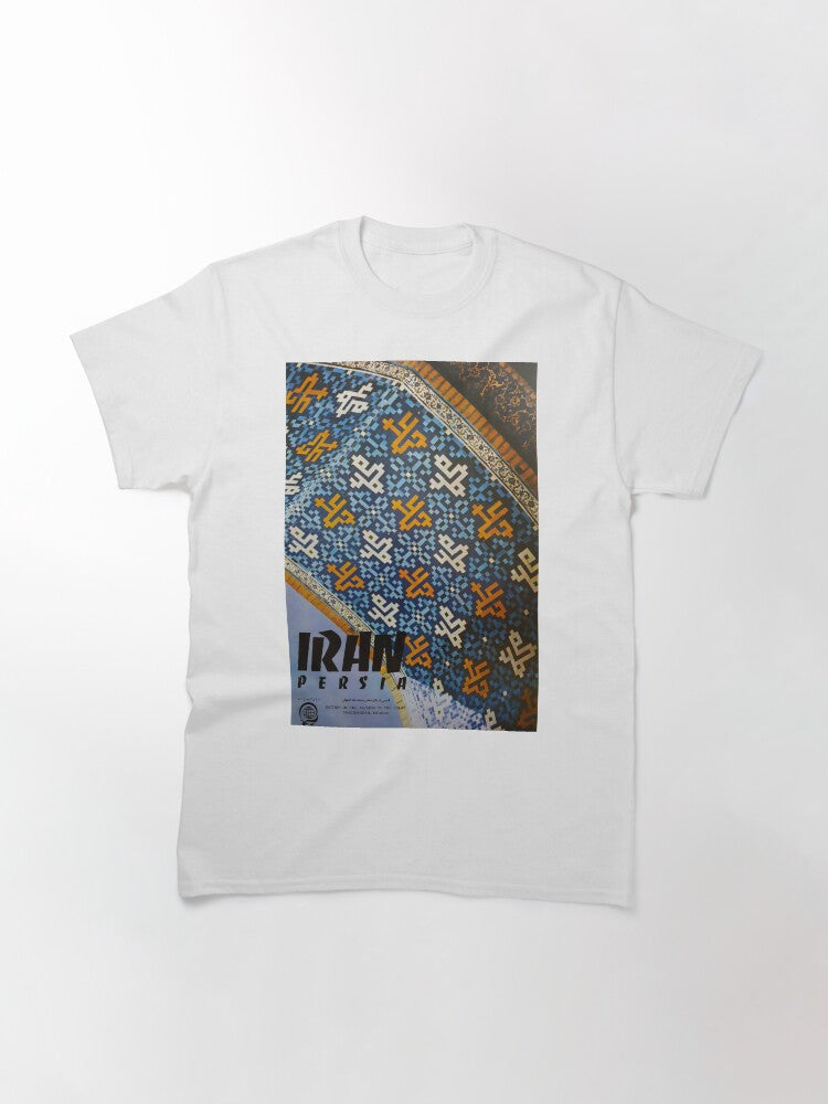 Iran Persia vintage travel poster Classic T-Shirt