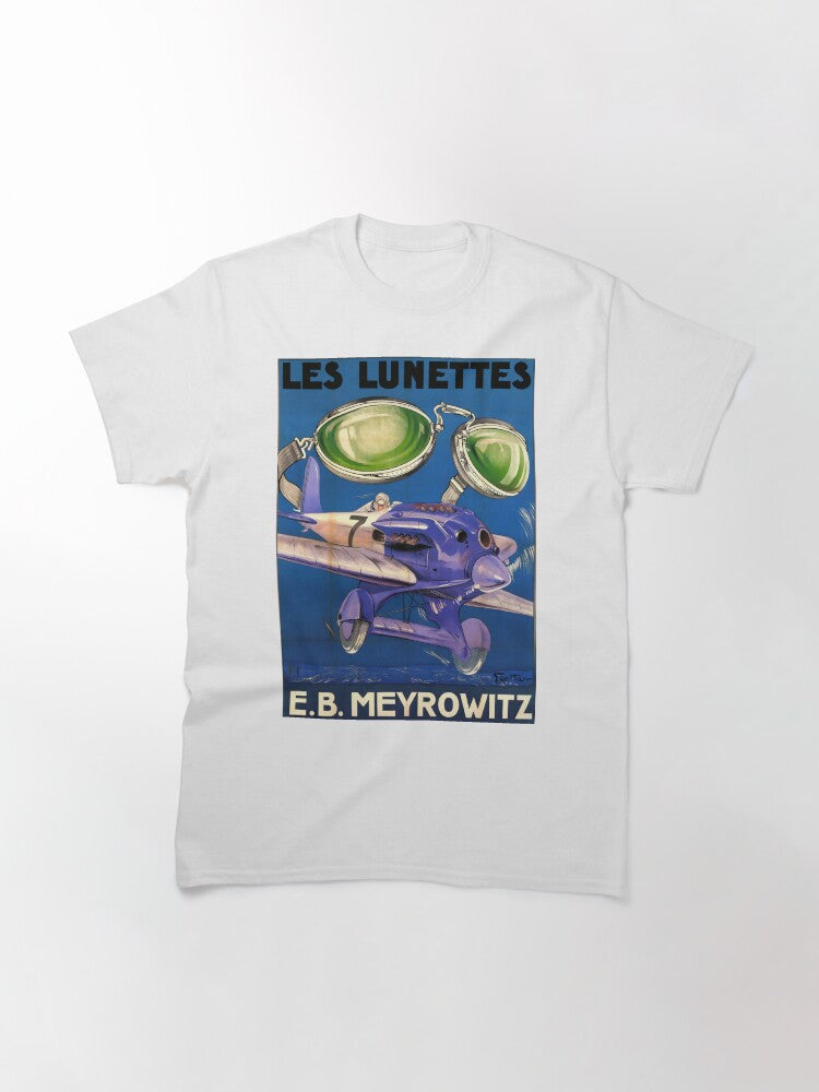 Les Lunettes vintage travel poster Classic T-Shirt Style001