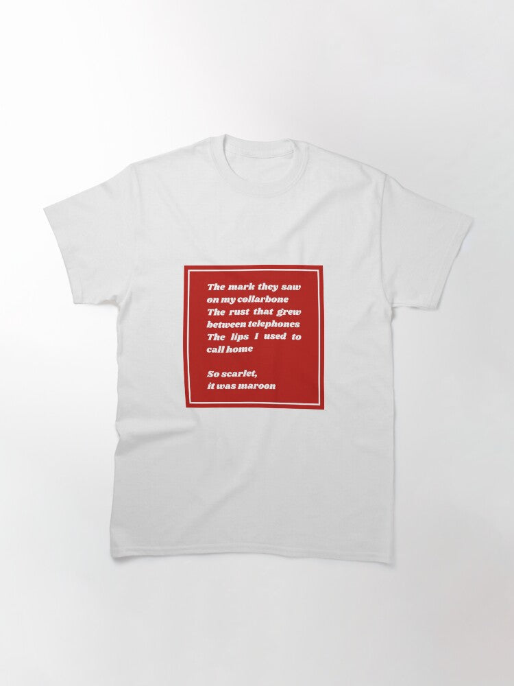 Taylor Swift - Midnights - Maroon Classic T-Shirt Style001