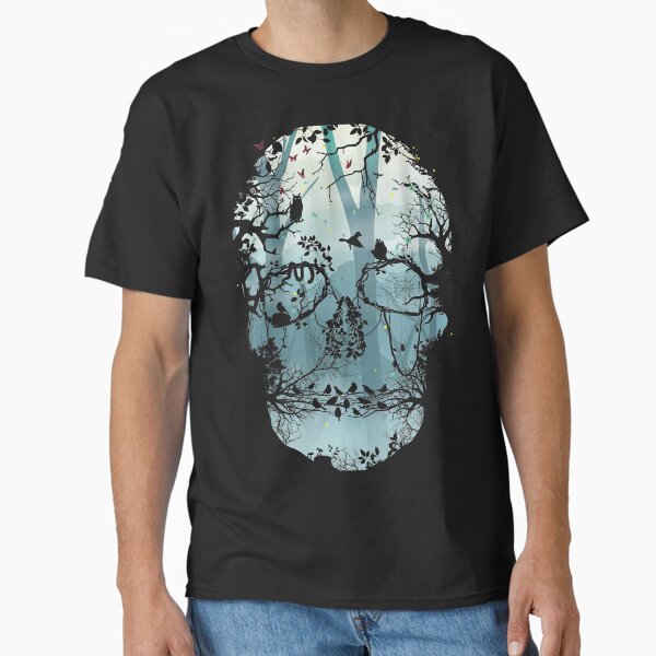 Dark Forest Skull Classic T-Shirt