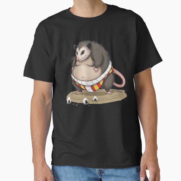 Cute Sumo Opossum Warrior – Funny Animal Wrestling Design Classic T-Shirt