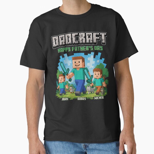 DadCraft - Happy Father's Day - A Minecraft Movie Classic T-Shirt