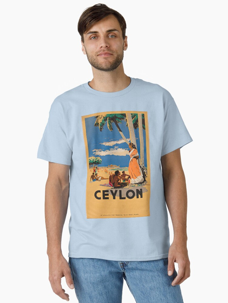 Ceylon retro poster Classic T-Shirt