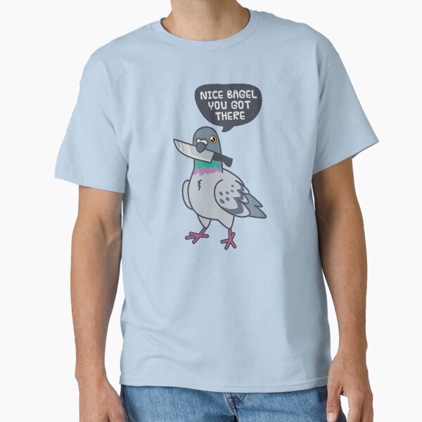 Cute Pigeon With A Knife Classic T-Shirt