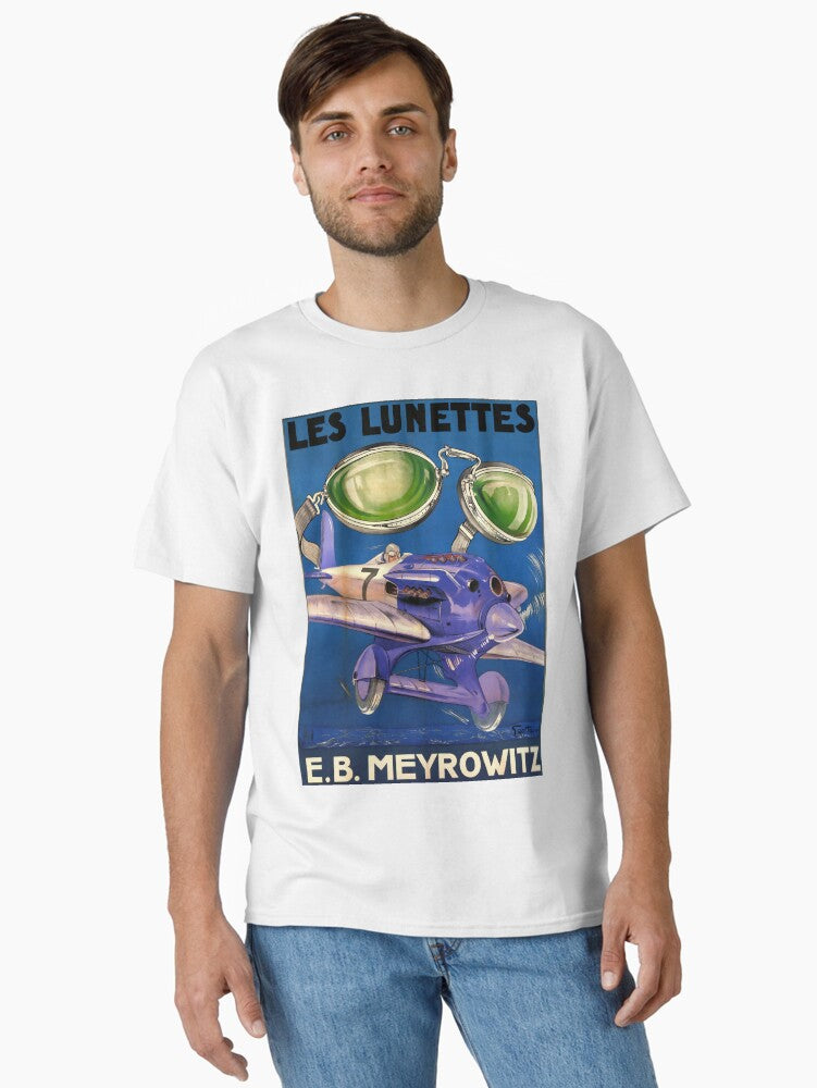 Les Lunettes vintage travel poster Classic T-Shirt Style001
