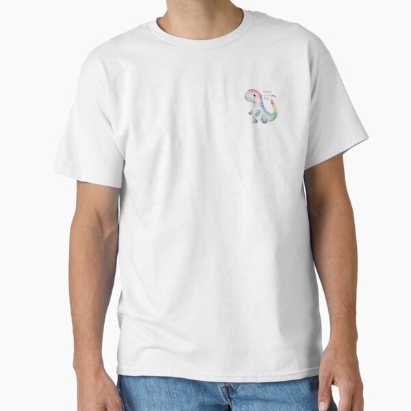 Cute Watercolor Dino – Have a Rawr-some Day! Classic T-Shirt