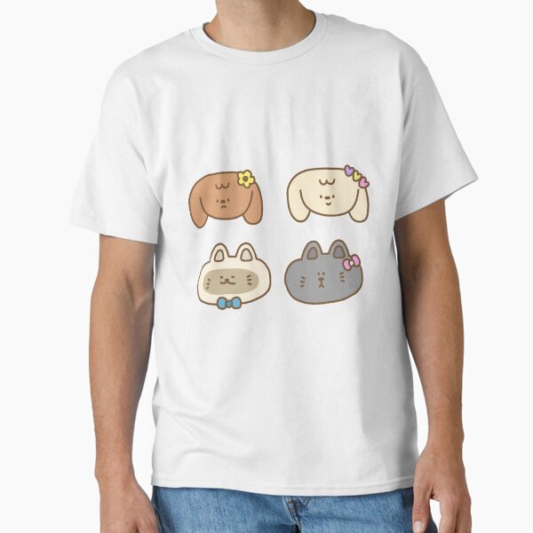 Cute Puppy & Kitty Friends Classic T-Shirt