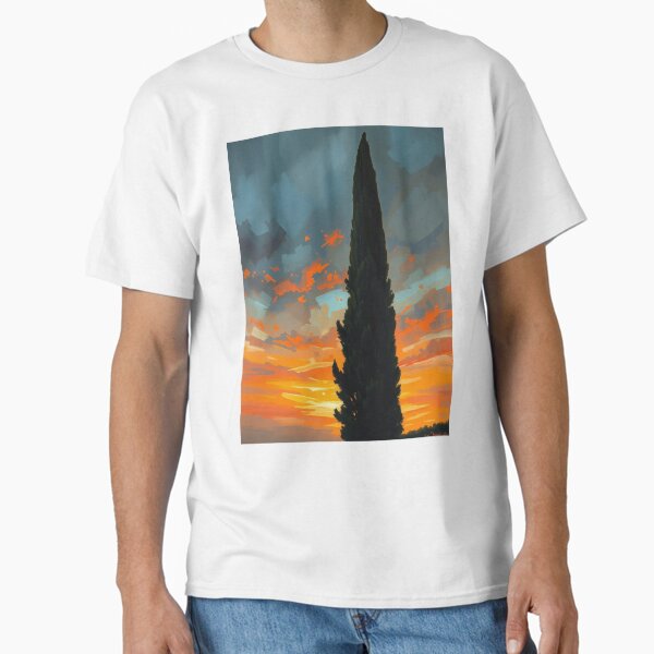 Cypress on sunset Classic T-Shirt