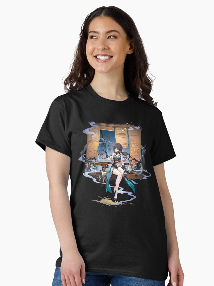 Honkai: Star Rail - Ruan Me Official Character Wish - Gacha Splash Art Classic T-Shirt