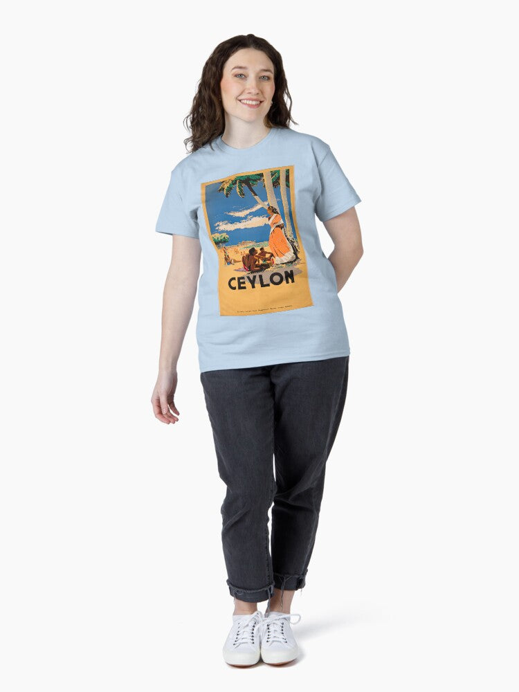 Ceylon retro poster Classic T-Shirt