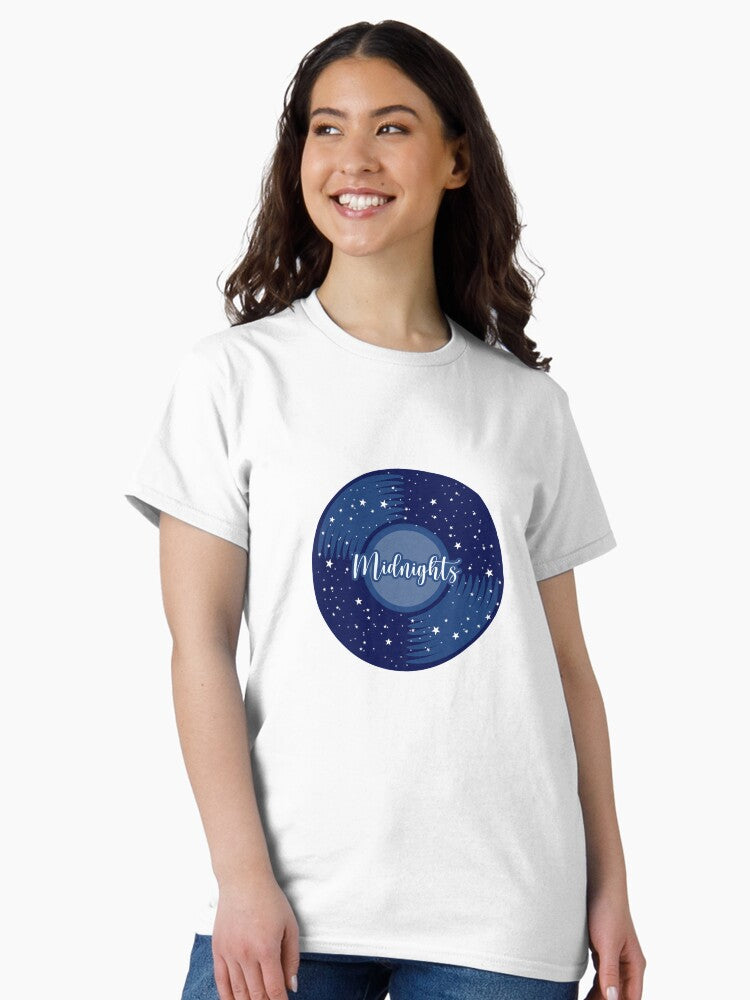 Midnights Inspired Album Vinyl Record Aesthetic - TS Classic T-Shirt