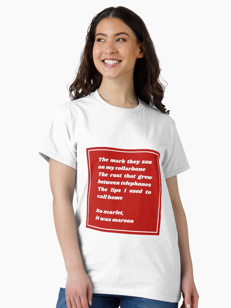 Taylor Swift - Midnights - Maroon Classic T-Shirt Style001