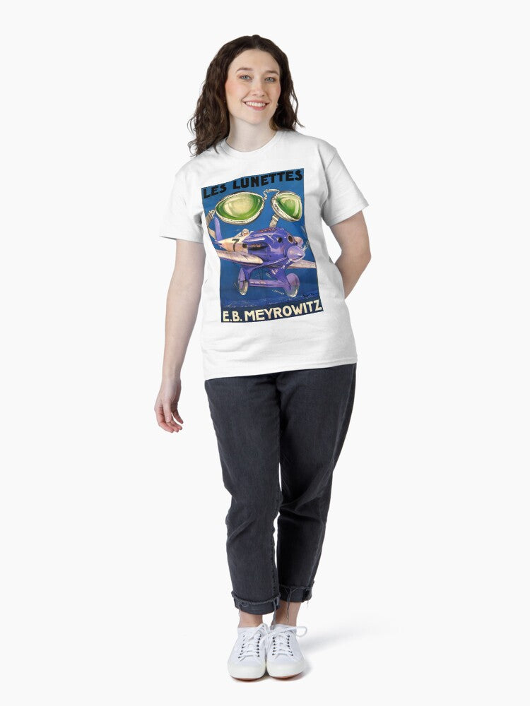 Les Lunettes vintage travel poster Classic T-Shirt Style001