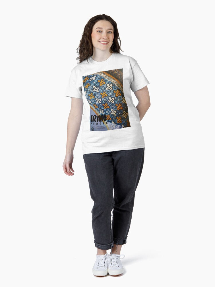 Iran Persia vintage travel poster Classic T-Shirt