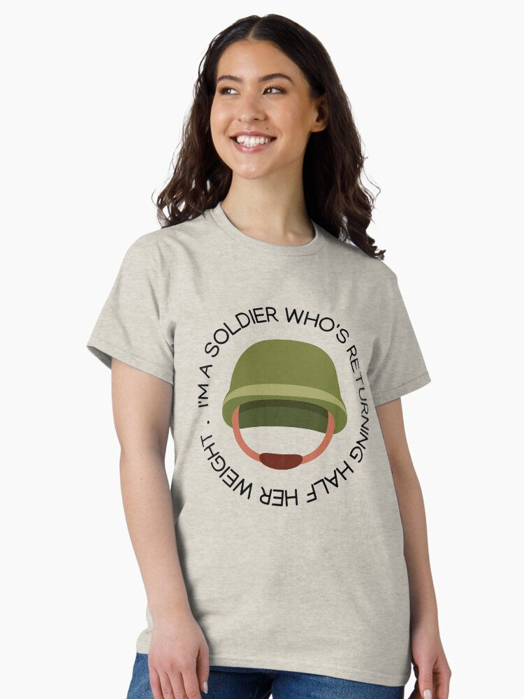I'm a soldier who's returning half her weight /All too well - Taylor Swift Classic T-Shirt
