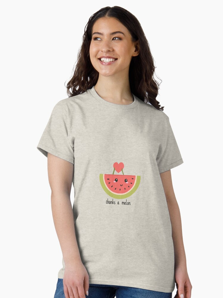Thanks a melon! Watermelon Fruity Pun Classic T-Shirt