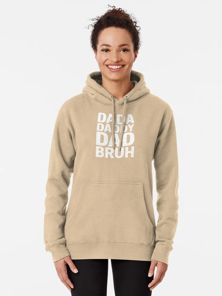 Dada Daddy Dad Bruh Shirt. Funny Minimalist Father’s Day Gift for Cool Dads. Classic T-Shirt