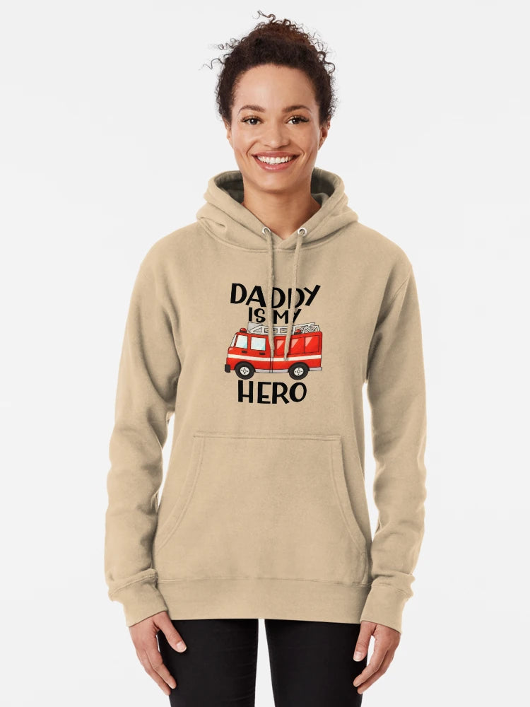 Daddy Is My Hero Firefighter New Daddy Father's Day Classic T-Shirt