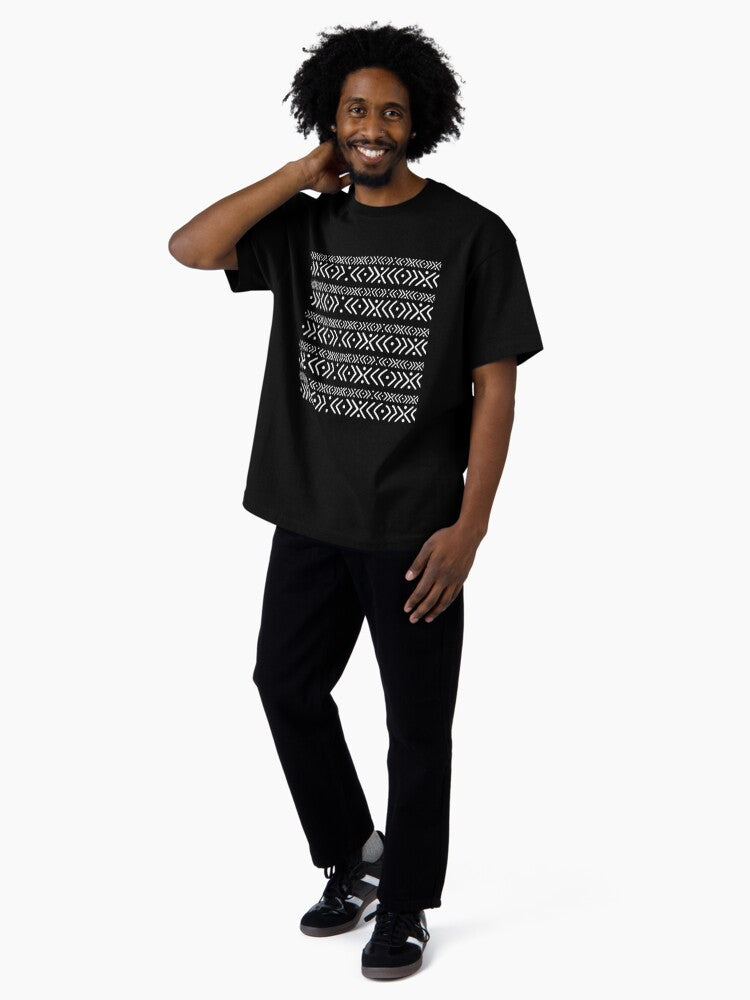 black BOGOLAN graphic Oversized T-Shirt
