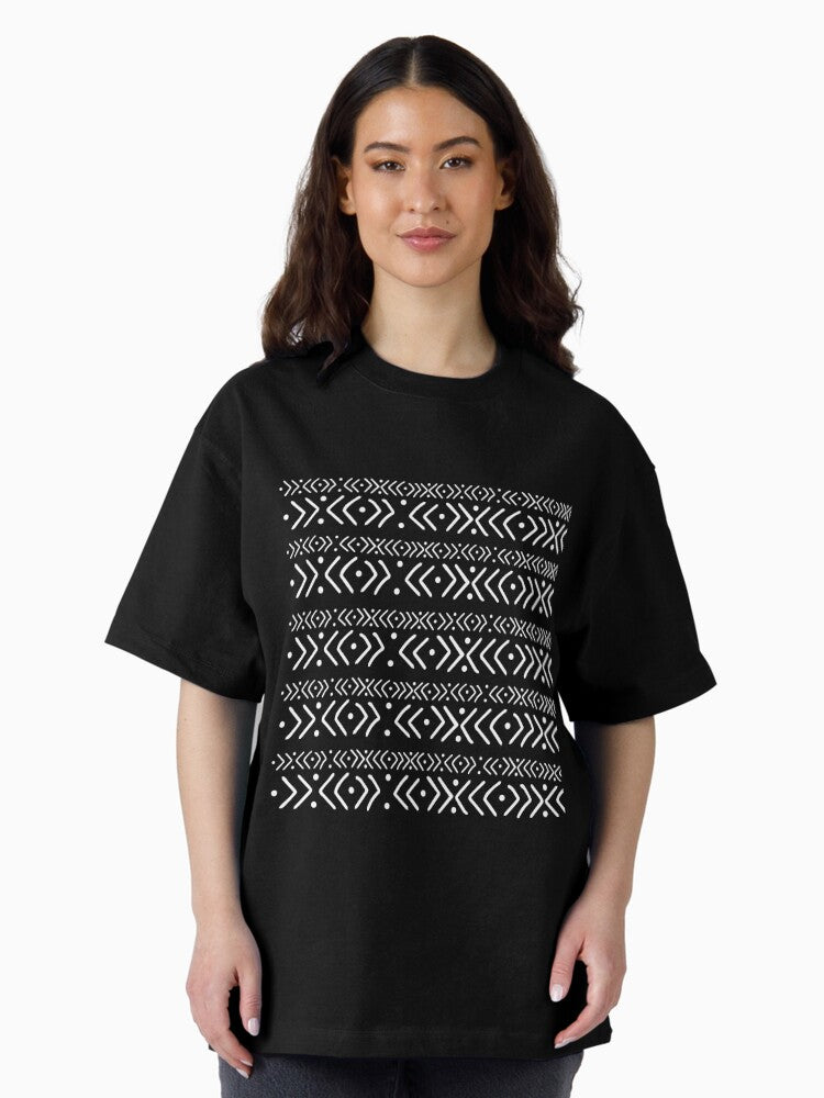 black BOGOLAN graphic Oversized T-Shirt