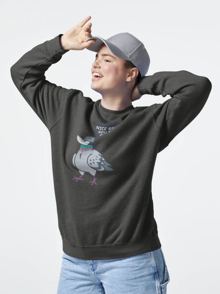 Cute Pigeon With A Knife Classic T-Shirt