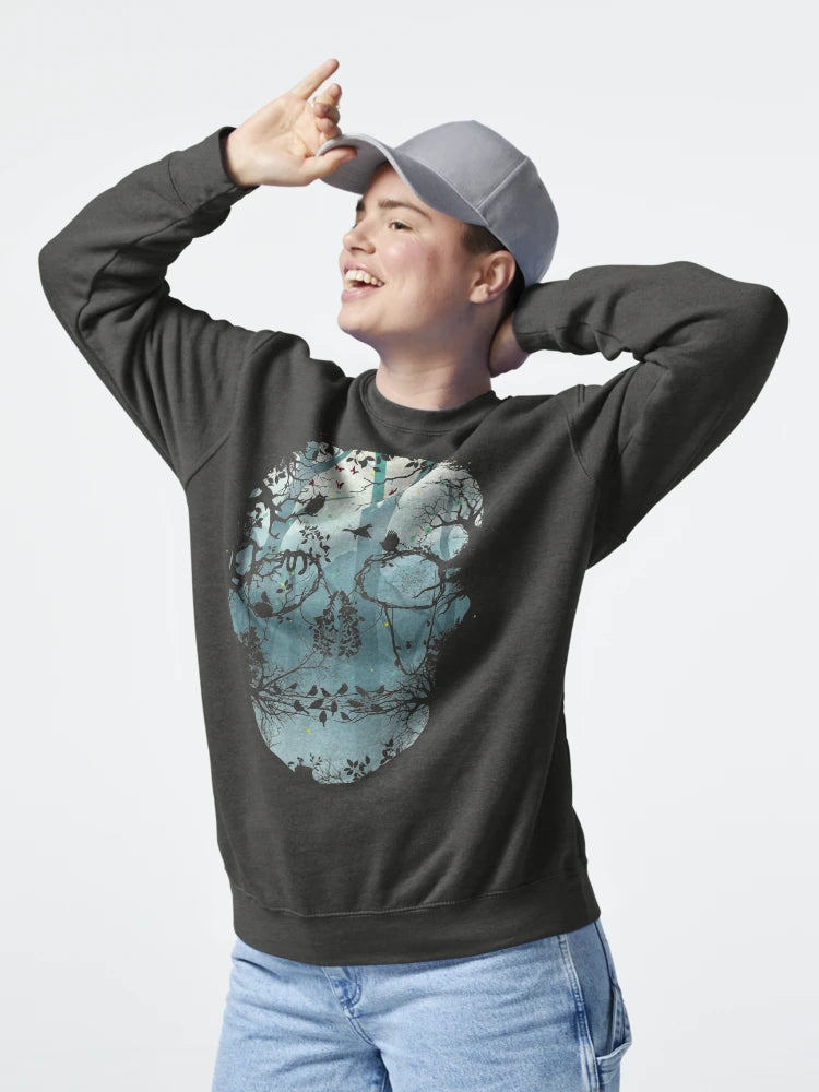 Dark Forest Skull Classic T-Shirt