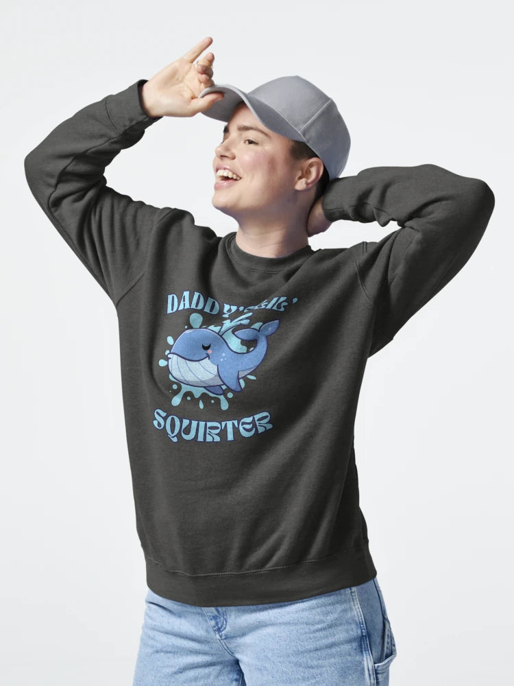 Daddy's Lil' Squirter Funny Joke Inappropriate Raunchy Adult Humor Hoodie Sarcastic Meme Gift Offensive Classic T-Shirt